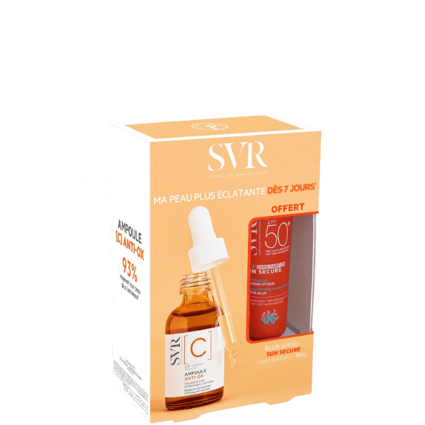 SVR Pack Ampoule Anti-ox C 30ML+SVR Ecran Blur Sans Parfum 15ML Offert