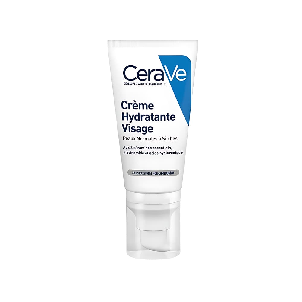 Cerave Creme Hydratante Visage Nuit 52ML Peaux Normales A Seches