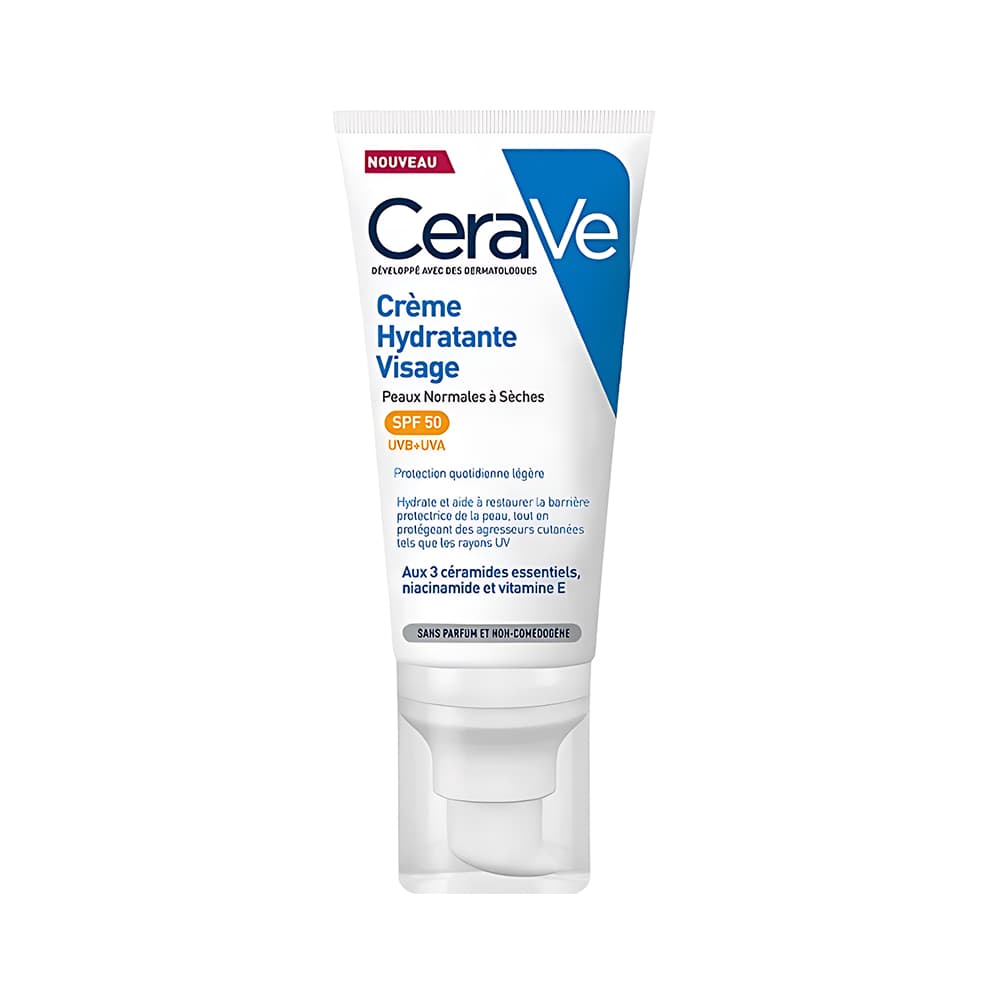 Cerave Creme Hydratante Visage Spf50+ 52ML
