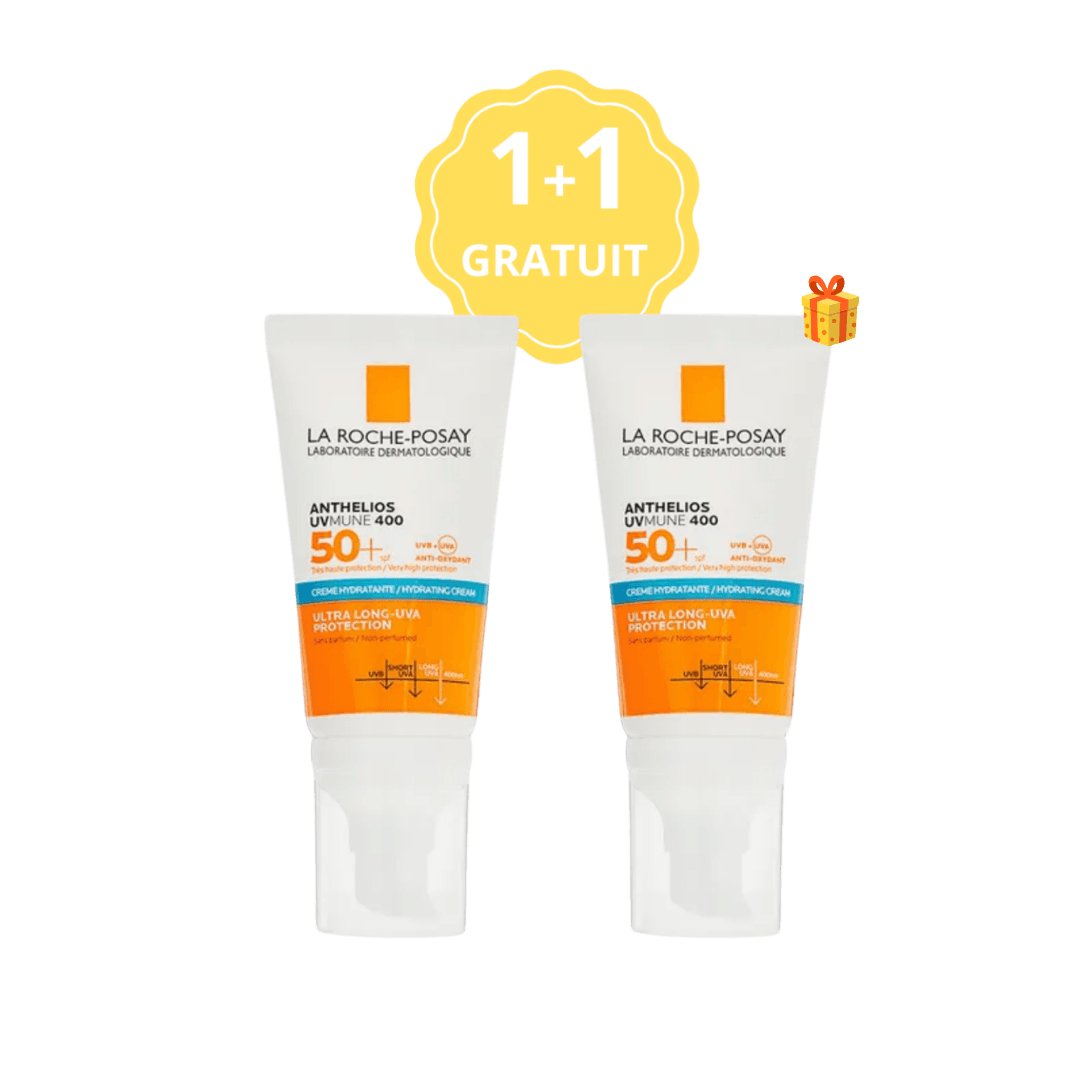 Anthelios Uvmune400 Ecran Cr Hydra Invisible Spf50+ P/s 50ML+1 Gratuit
