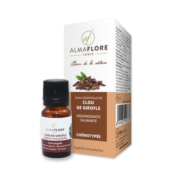 Almaflore Huile Essentielle De Clou De Girofle 10ml (date D Expiration 09/2026)