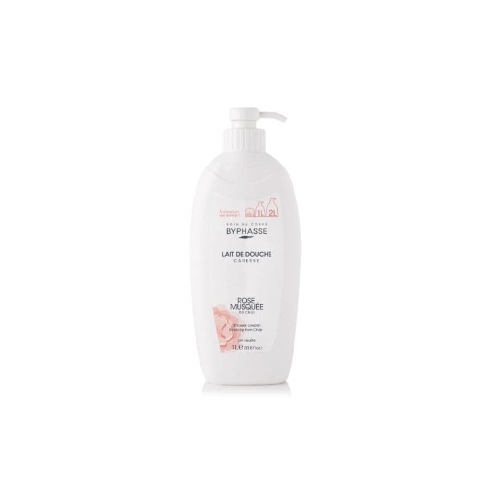 Byphasse Caresse Lait De Douche Rose Musquee 1L