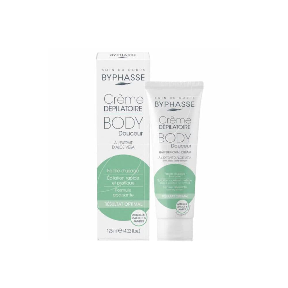 Byphasse Creme Depilatoire Aloe Vera Effet Calmant 125ml