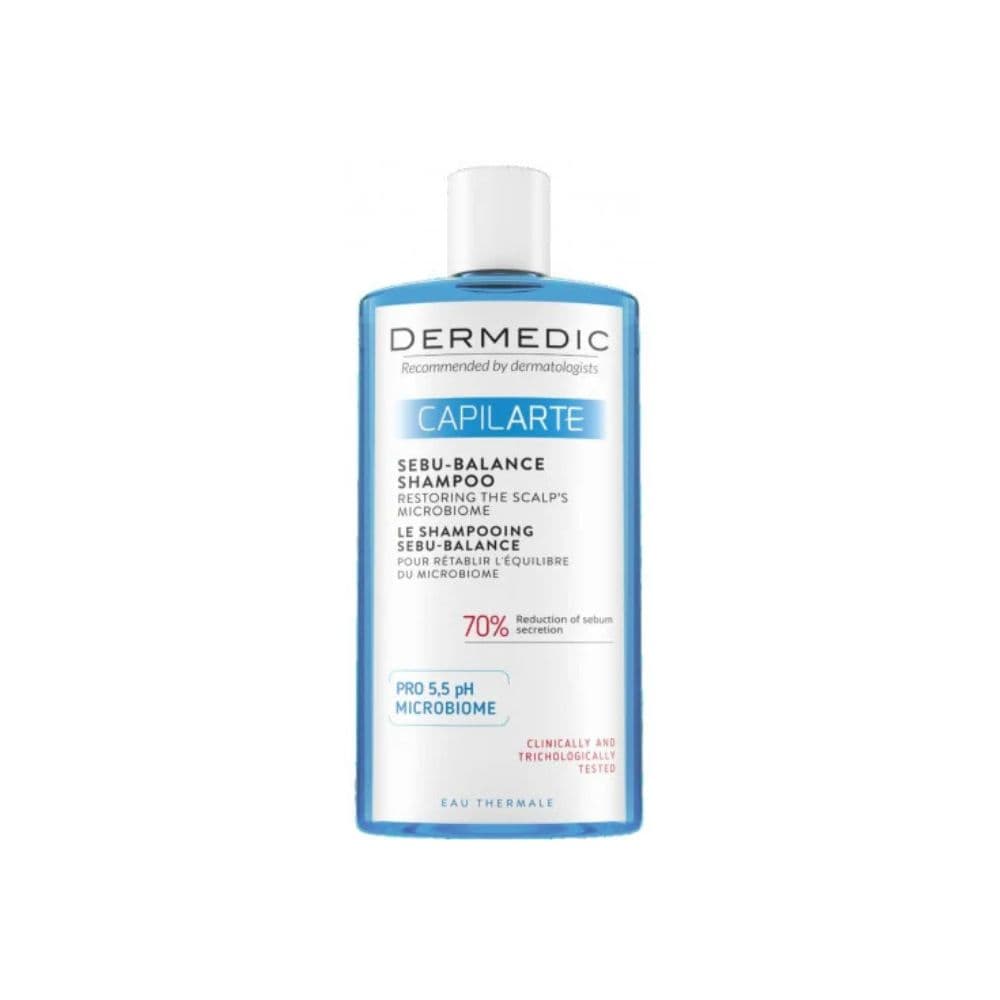 Dermedic Capilarte Shampooing Sebu Balance Cheveux Gras 300ml