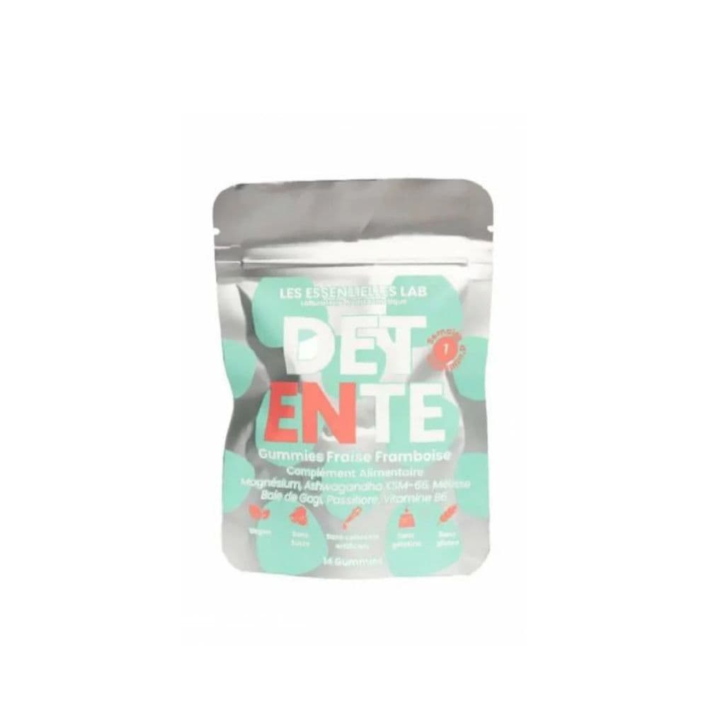 Les Essentielles Lab Detente Gummies Fraise Framboise 14P