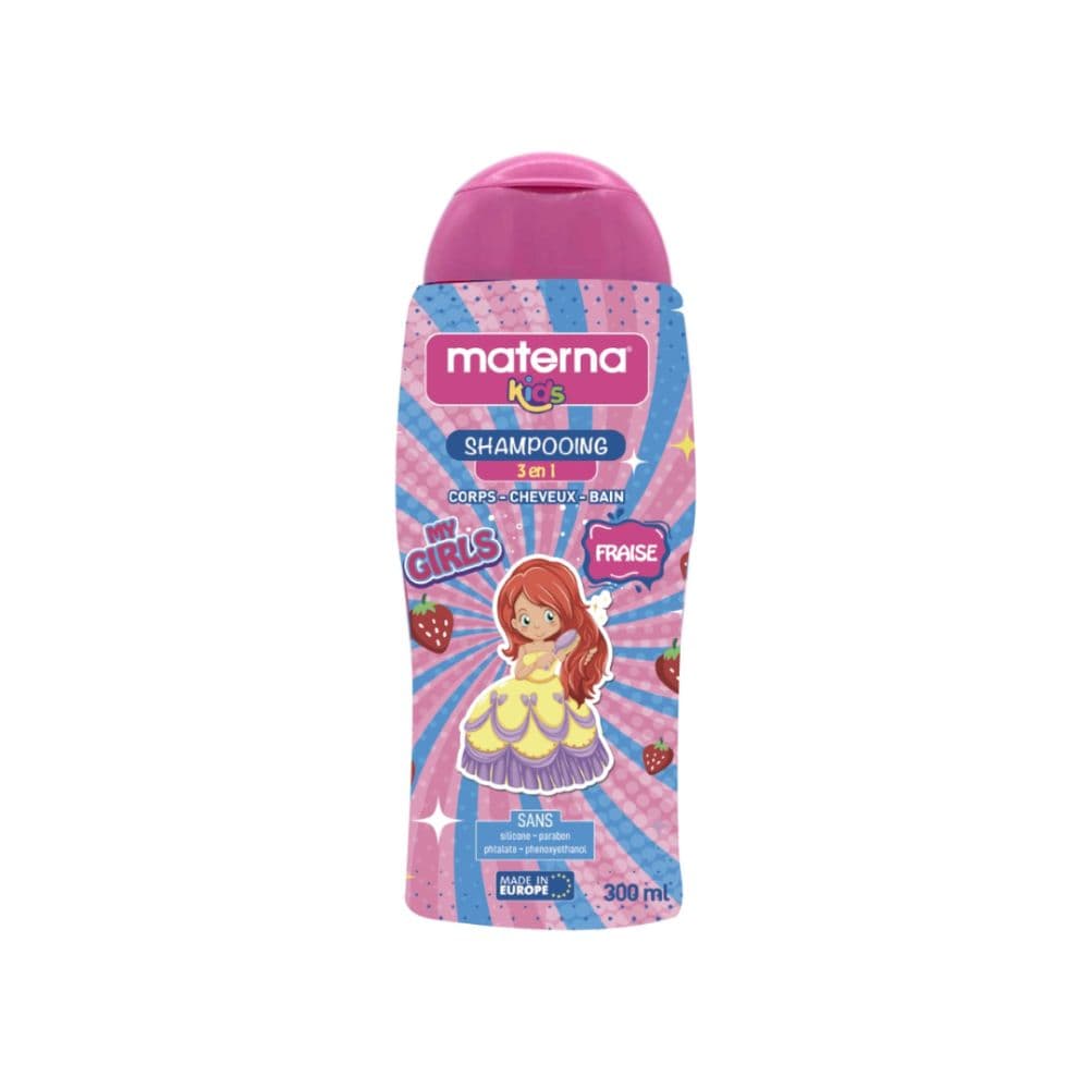 Materna Shampooing 3En1 Kids Fraise 300ml