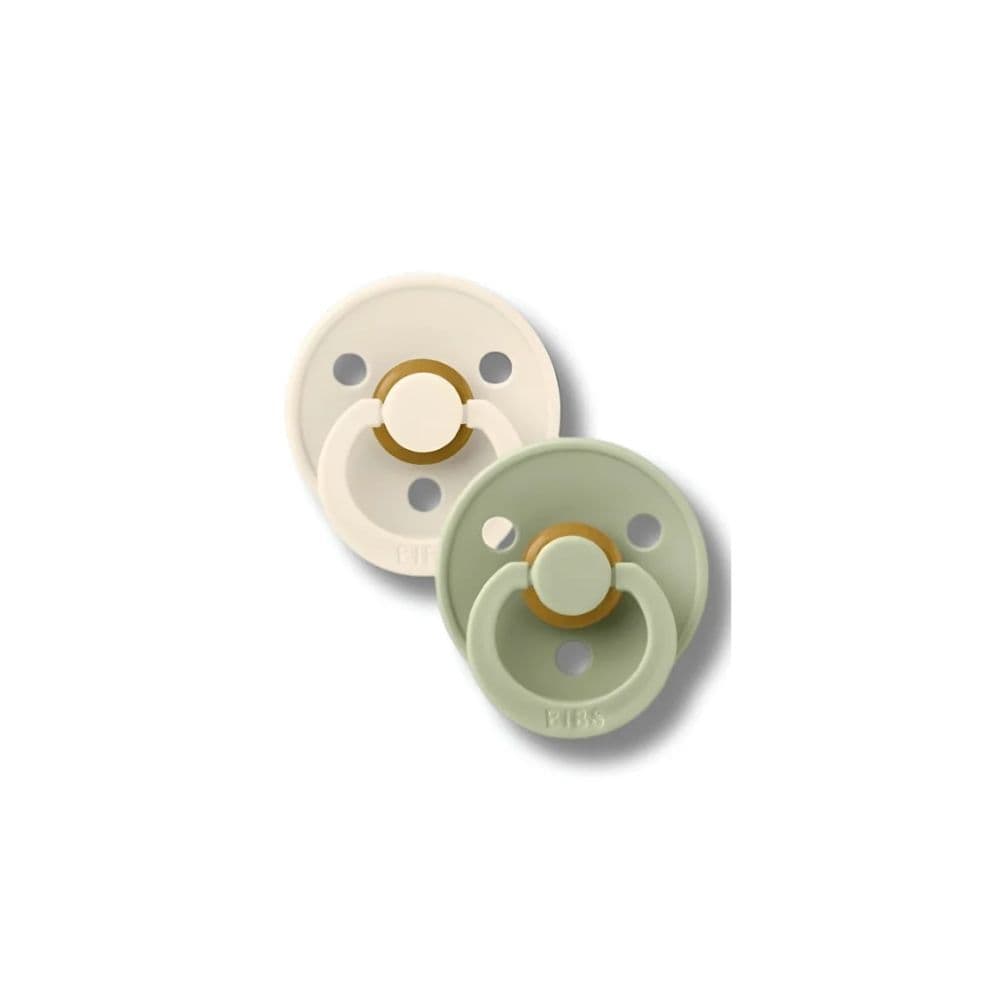 Bibs Lot De 2 Sucettes Pacifier Ivory Sage 3Eme Age