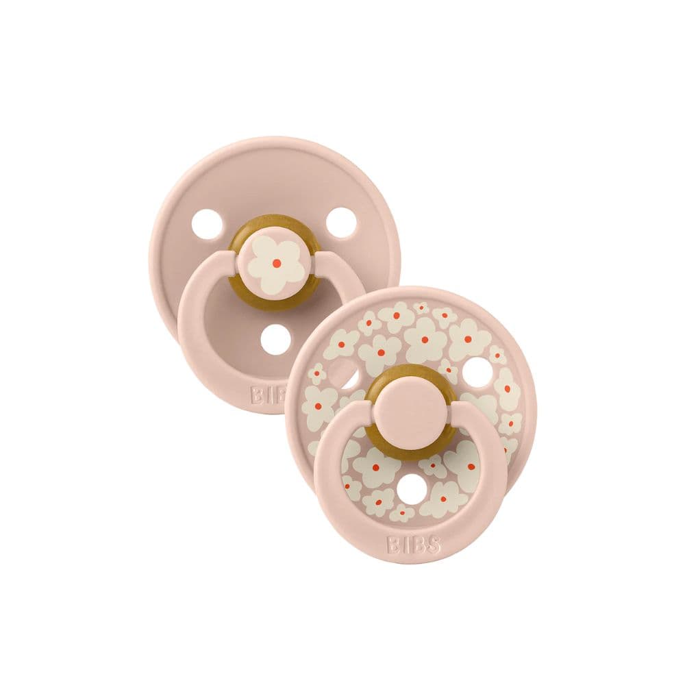 Bibs Sucette Studio Colle Jasmine Blush Mix 0-6M Lot De 2