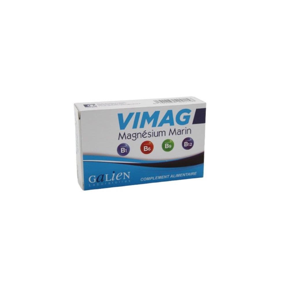 Galien Vimag Magnesium Marin + Vitamines B1/b6/b9/b12 30 Comprimes