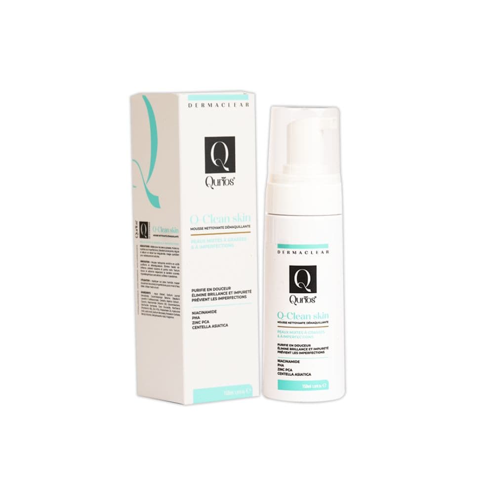 Q-clean Skin : Mousse Nettoyante – Peau Grasses A Imperfections