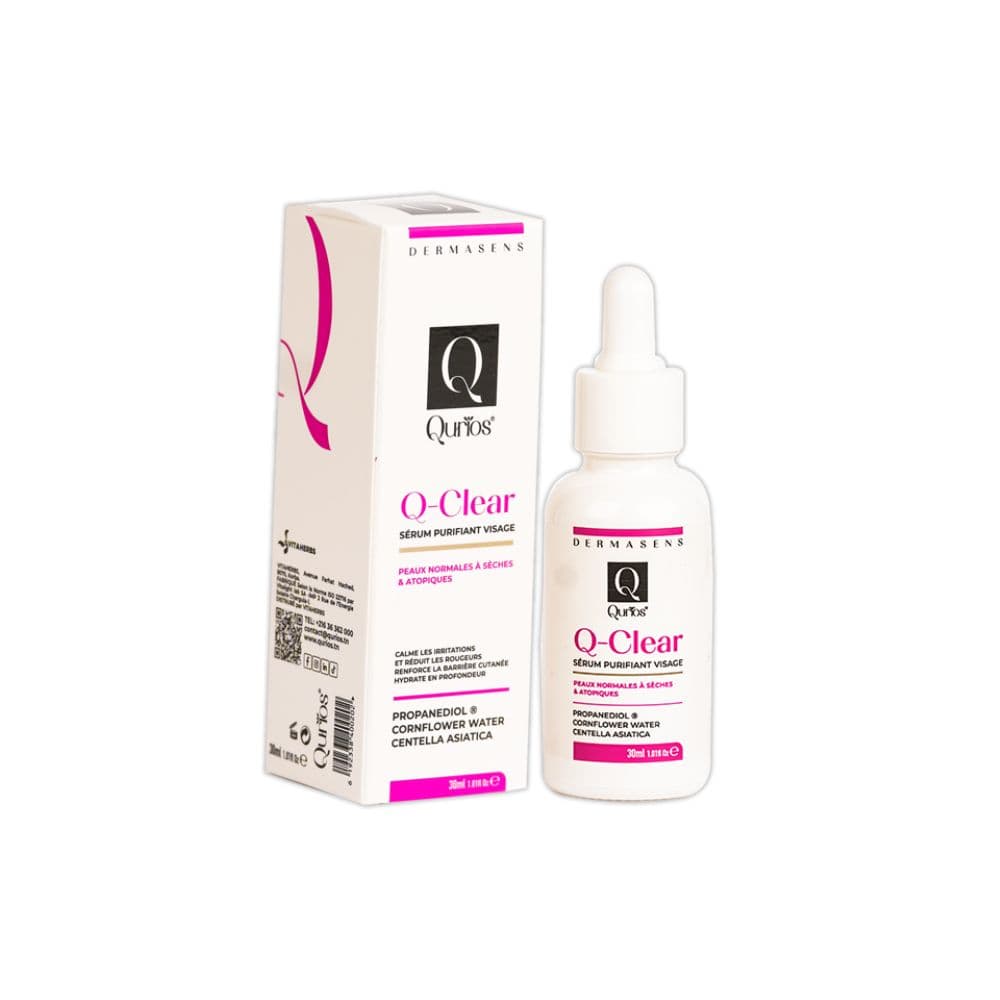 Q-clear : Serum Facial – Peau Normale A Seche Et Atopique