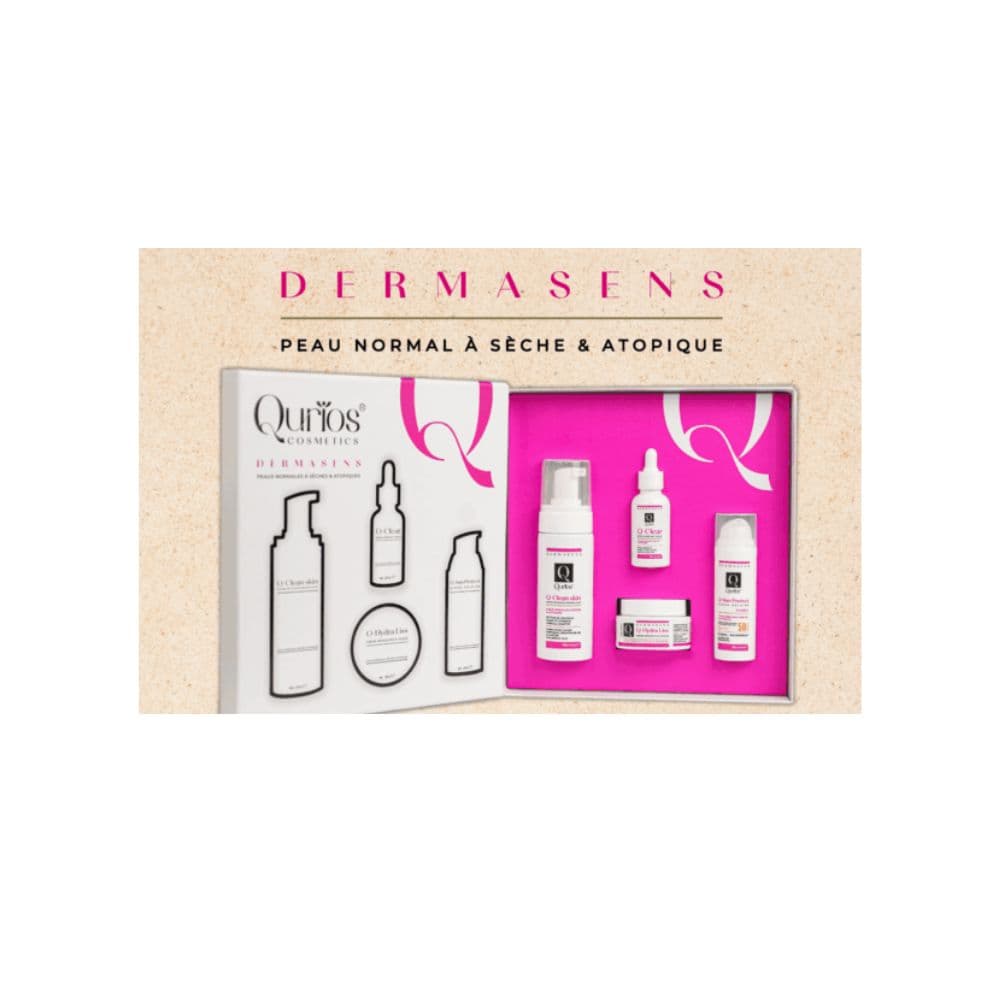 Qurios Coffet Dermasens (ecran Invisible +serum+cr Visage+mousse)pns