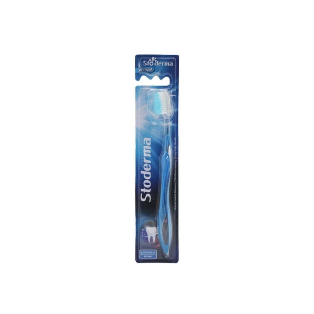 Stoderma Brosse A Dents Medium Bleu