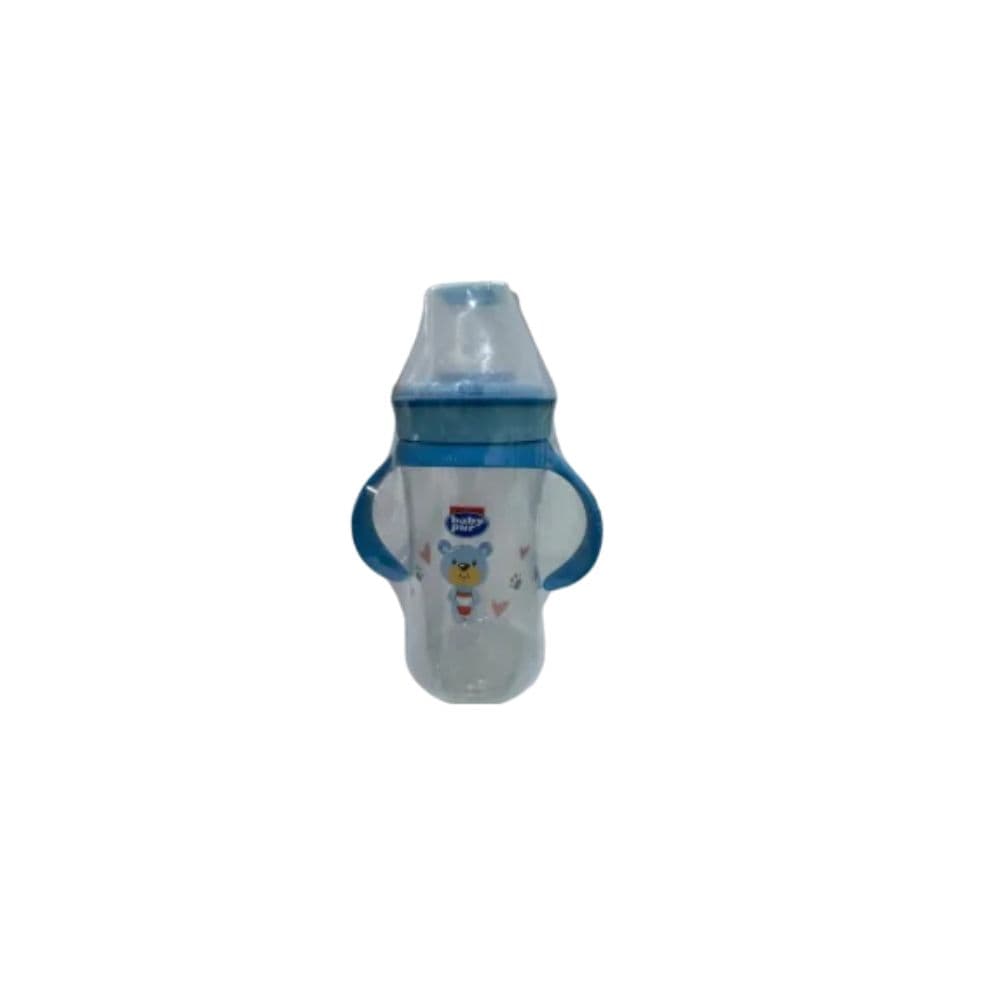Baby Pur Biberon Pp Large Couvercle Torsade Et Anses 250ML