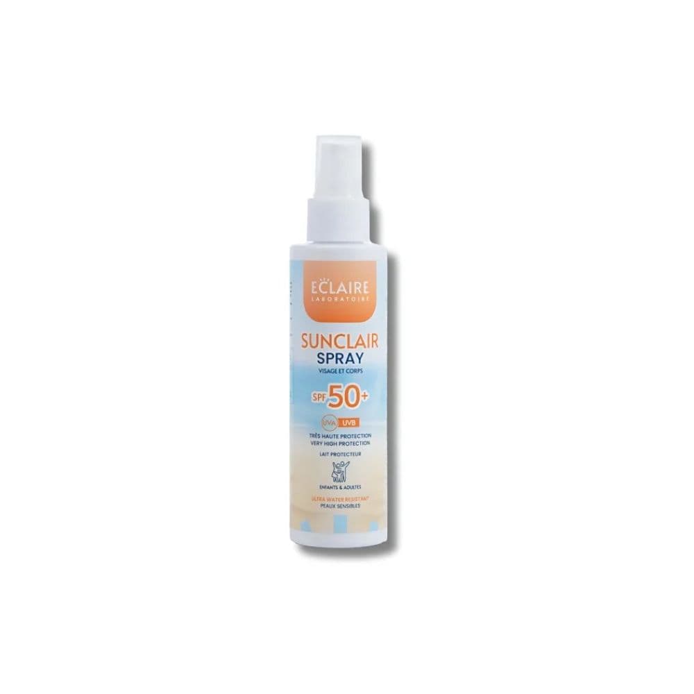 Eclaire Sunclair Spray Solaire Visage Et Corps SPF 50+ Enfant Et Adulte 150ml
