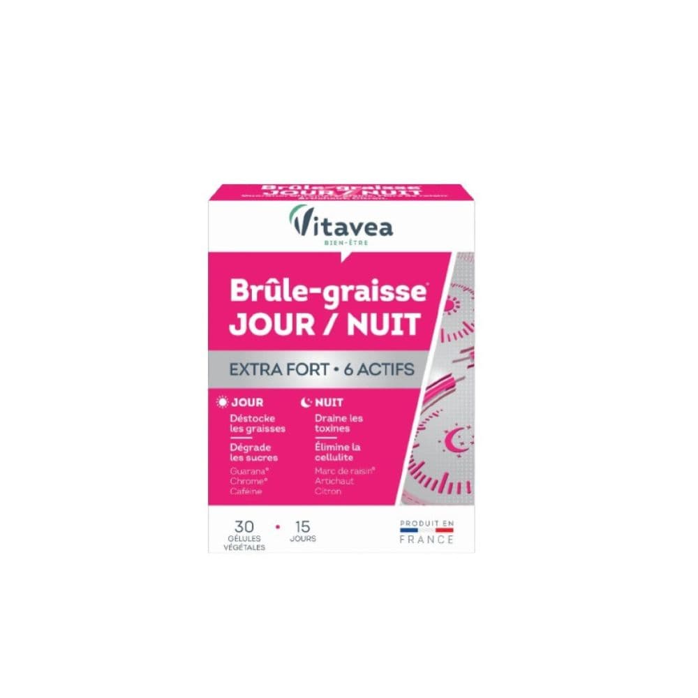 Vitavea Brule Graisse Jour Et Nuit Extra Fort 30 Gelules