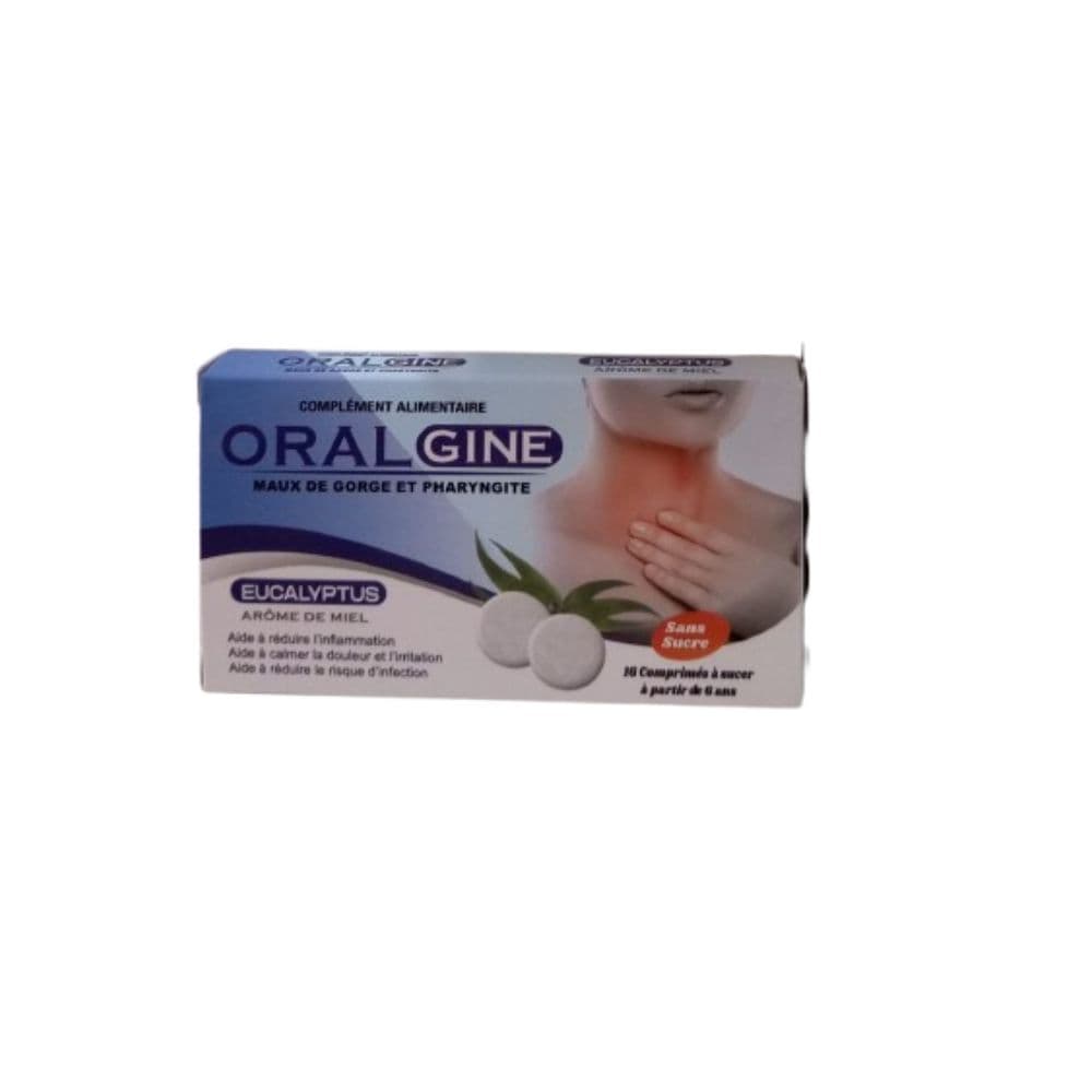 Oralgine Maux De Gorge Miel Eucalptus Comp Ss B/16