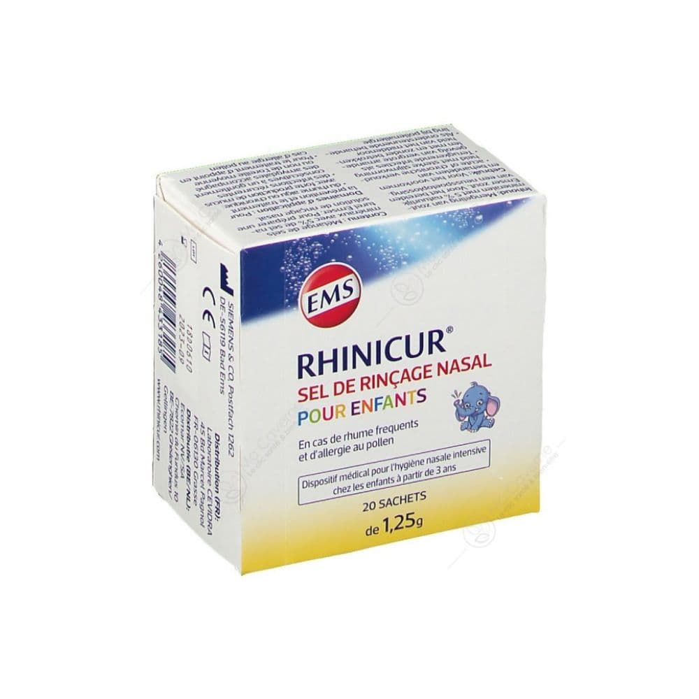 Rhinicur Recharge Sel De Rincage Enfant Bt/20