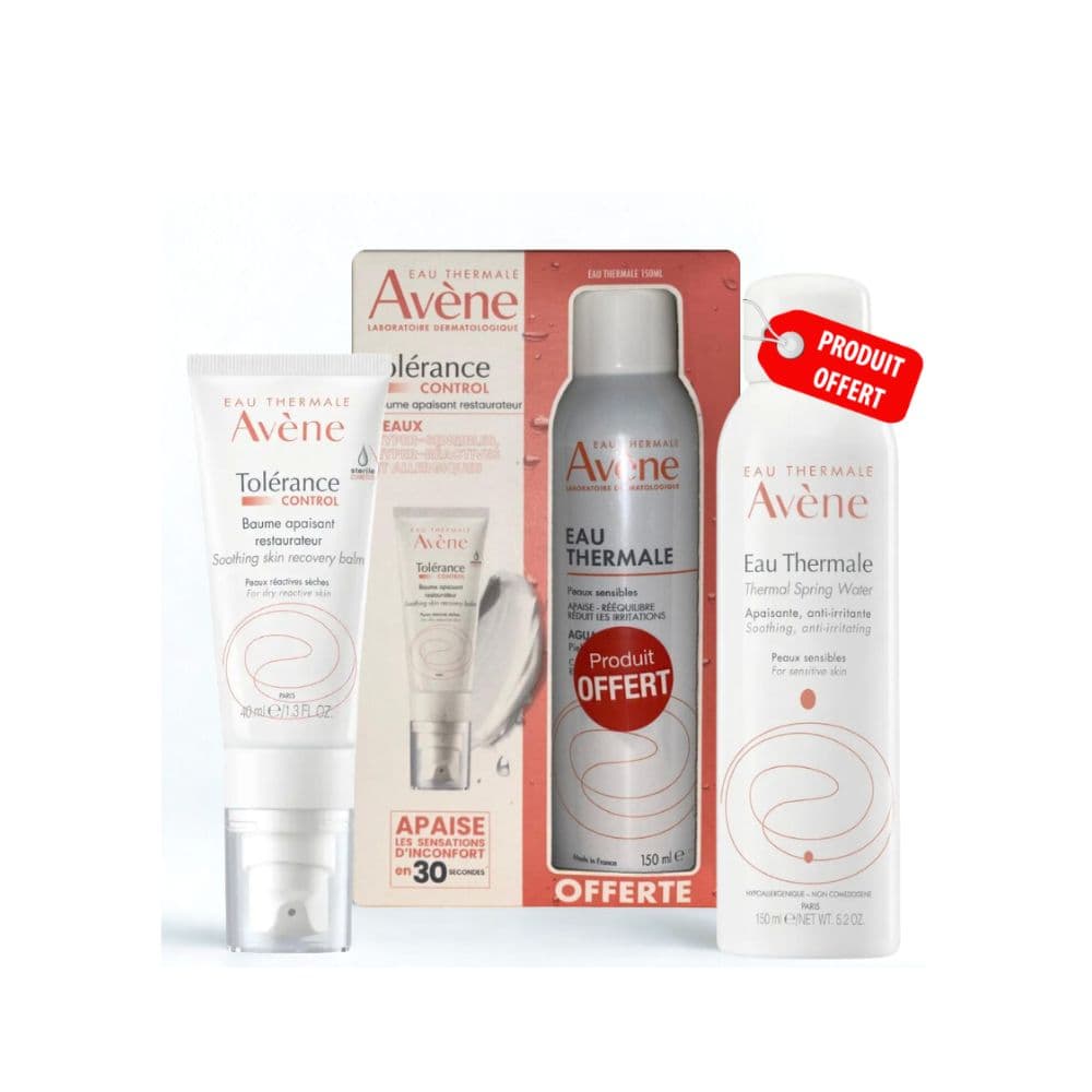 Avene Coffret Tolerance Control Baume Apaisant Restaurateur 40ML+EAU Thermale 150ML (offert)
