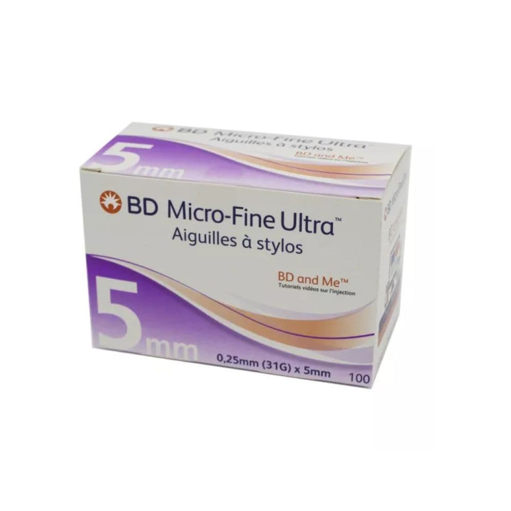 Bd Micro Fine Plus Aiguilles Pour Stylo 31G 5MM B/100