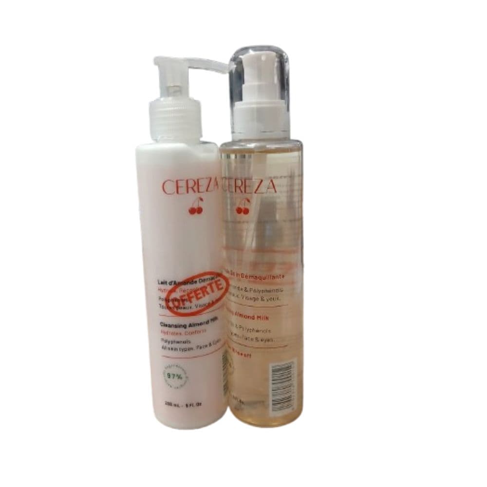 Cereza Pack (lait D Amande Demaquillant 200ML+ Huile Offert)