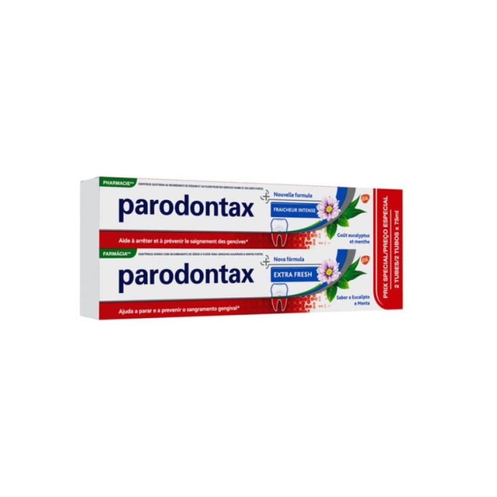 Parodontax Lot De 2 Dentifrice Extra-fraich 75ML-50% Sur Le 2EME