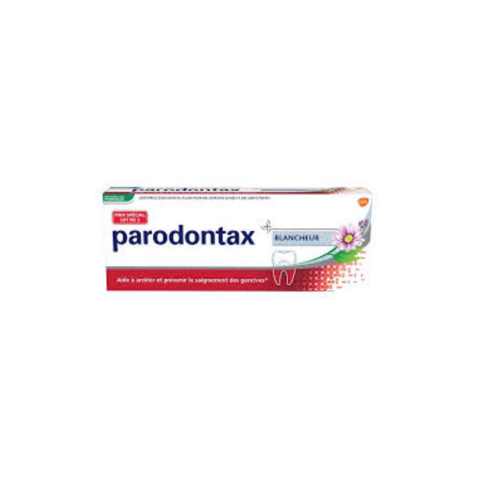 Parodontax Pate Dentifrice Blancheur 75ML -50% Sur Le 2EME