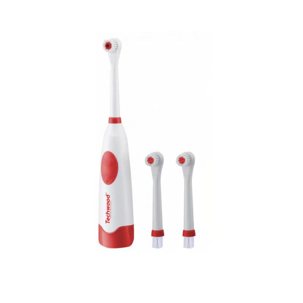 Techwood Brosse A Dents Piles+3 Brossetes /tbad-035