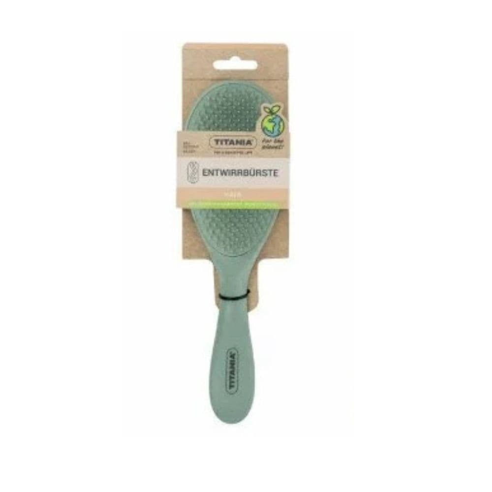 Titania Brosse Demelante Plastique Recycle Verte 23CM 2883