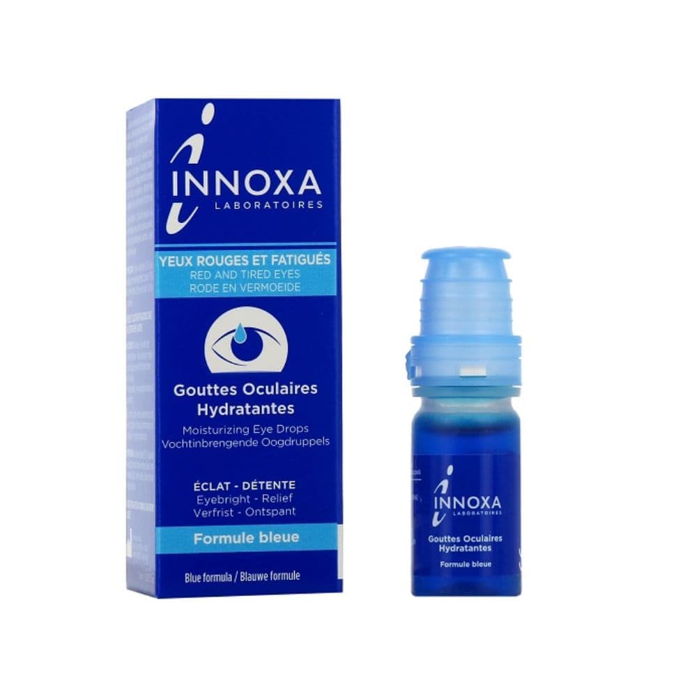 Innoxa Gouttes Oculaires Hydratantes Formule Bleue