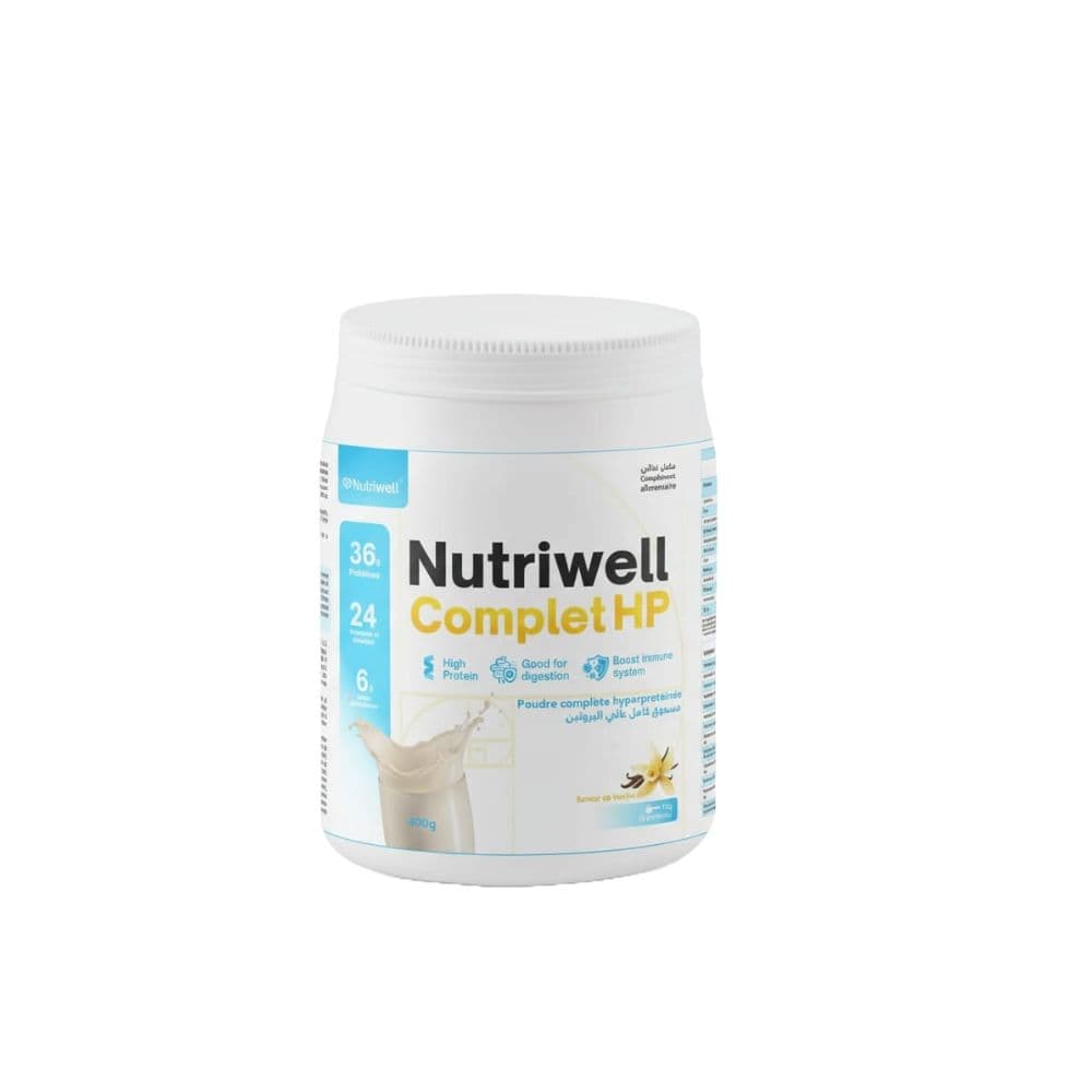 Nutriwell Complet Hp Poudre De Proteines Arome Vanille 400MG
