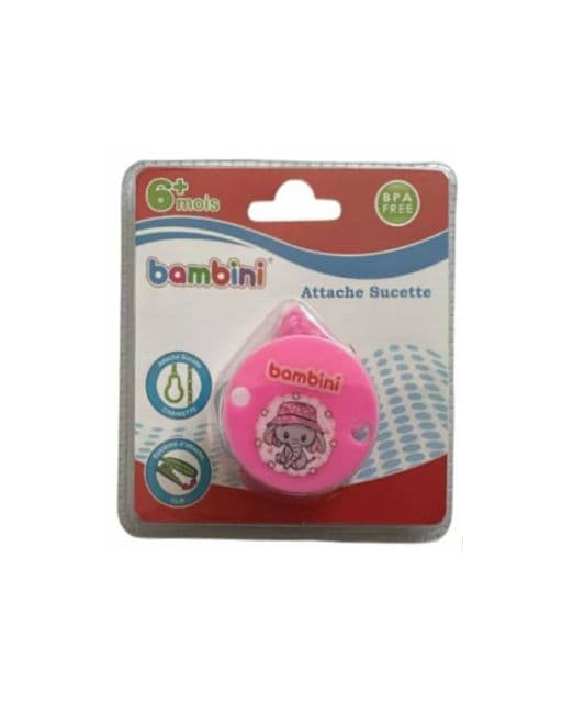 Bambini Attache Sucette Chainette 6M+ 446 Rose