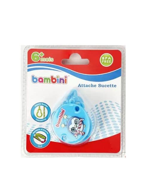 Bambini Attache Sucette Chainette 6M+ 446 Bleu