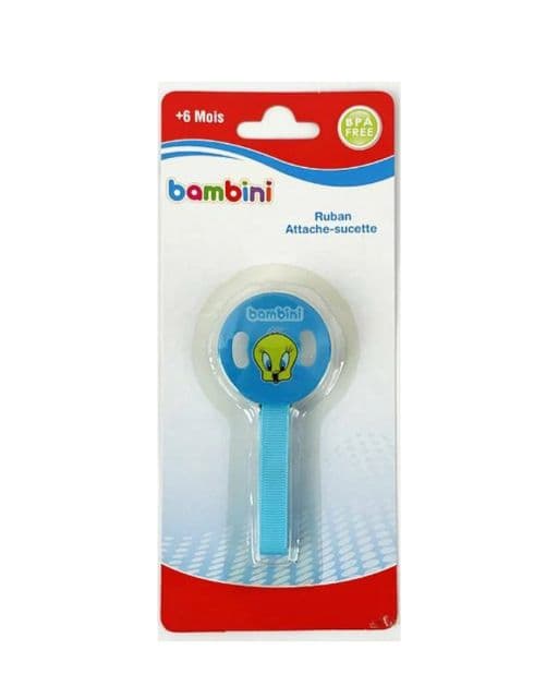 Bambini Attache Sucette Ruban 6M+ 451 Bleu