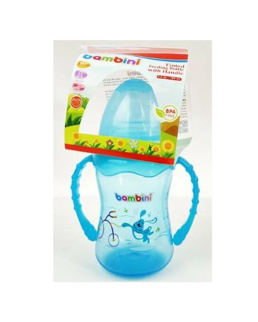 Bambini Biberon Avec Anses 170ML 500 Bleu