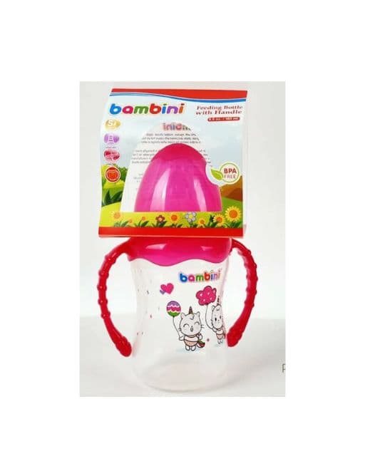 Bambini Biberon Avec Anses 170ML 501 Rose