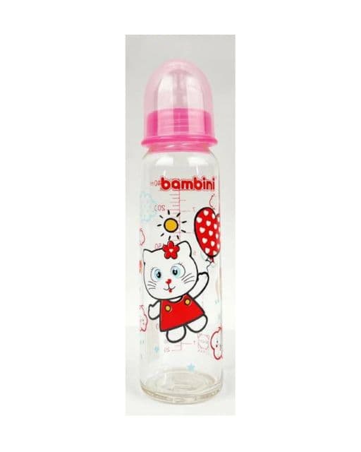 Bambini Biberon En Verre 240ML 611 Rose