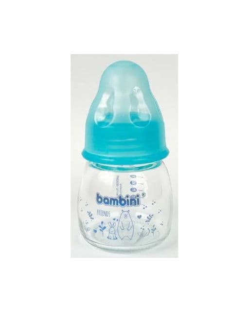 Bambini Biberon En Verre 60ML 615 Bleu