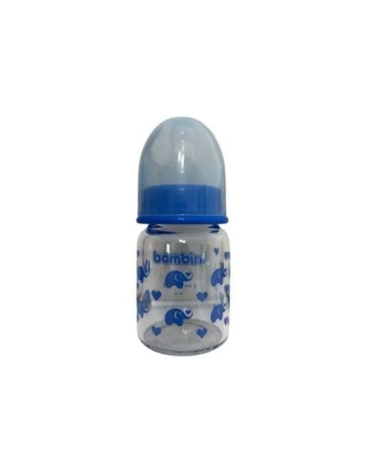 Bambini Micro Biberon En Verre Bleu 60ML 454