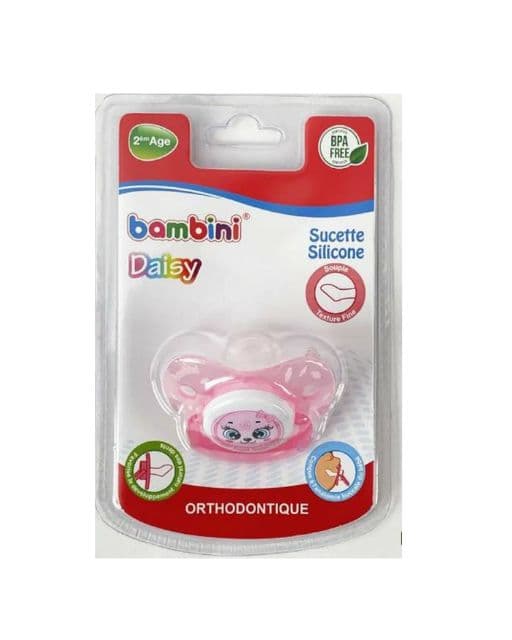 Bambini Sucette Orthodontique 2EME Age Daizy 433 Rose