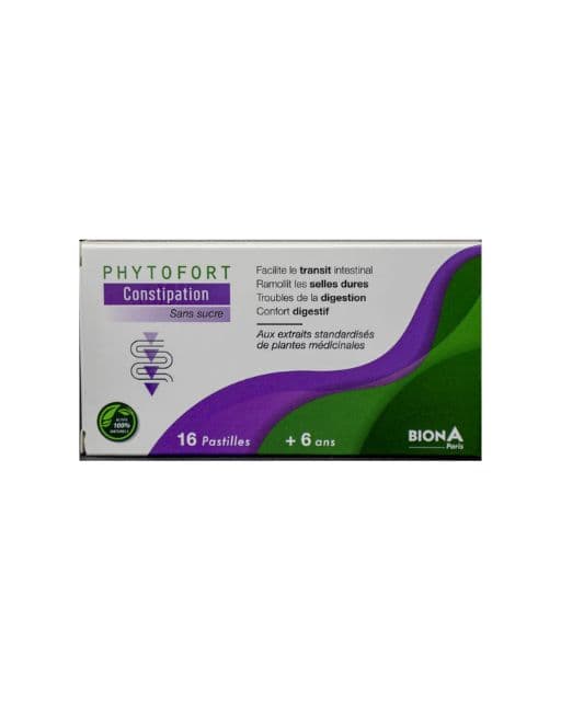 Biona Phytofort Constipation S/sucre 16 Pastilles
