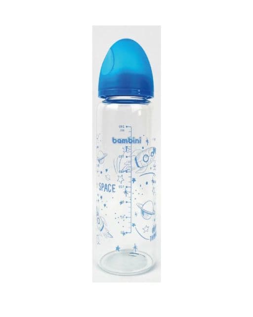 Bambini Biberon En Verre 240ML 613 Bleu