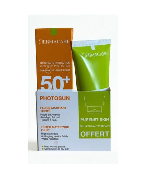 Sayderma Duo Photosun Fluide Mat 01+PURENET GEL Nett Offert
