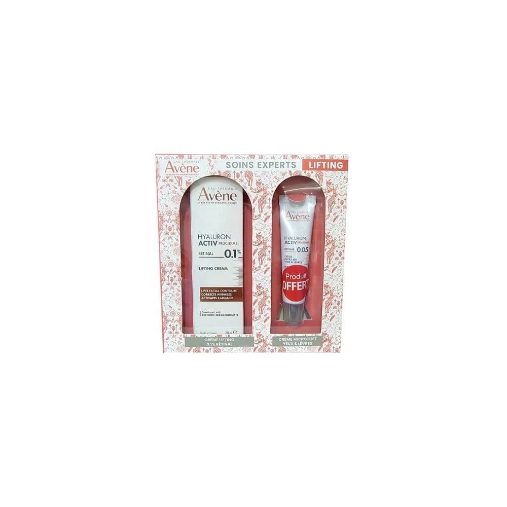 Avene Coffret Soins Experts Lifting Hyaluron Activ Procedure Retinal 0.1% Creme Lifting