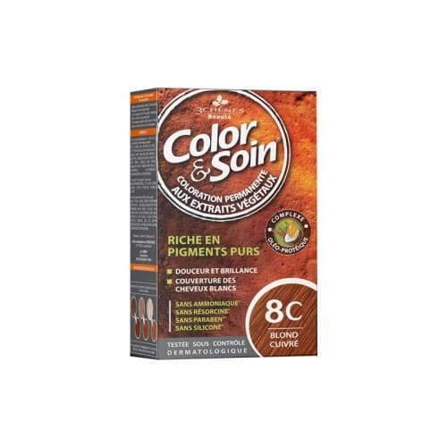 3 Chenes Color & Soin Coloration Blond Cuivre 8C