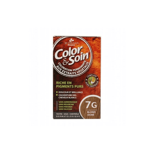 3 Chenes Color & Soin Coloration Blond Dore 7G