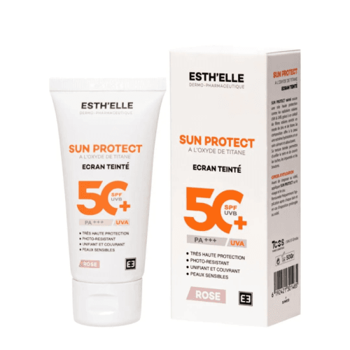Esthelle Sun Protect Ecran Teinte Rose Spf50+ 50GR