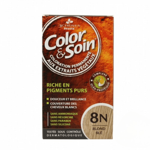 3 Chenes Color & Soin Coloration Blond Ble 8N