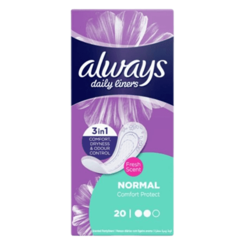 Always Daily Liners Comfort Protect Fresh 3IN1...