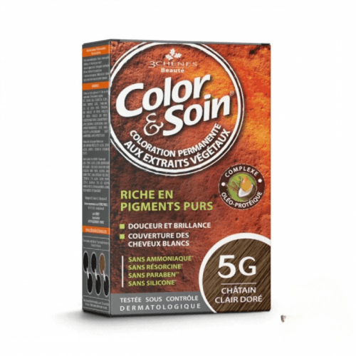 3 Chenes Color & Soin Coloration Chatain Clair...